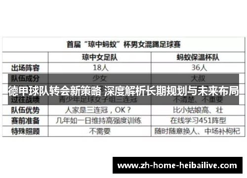 德甲球队转会新策略 深度解析长期规划与未来布局 德甲球队转会新策略 深度解析长期规划与未来布局